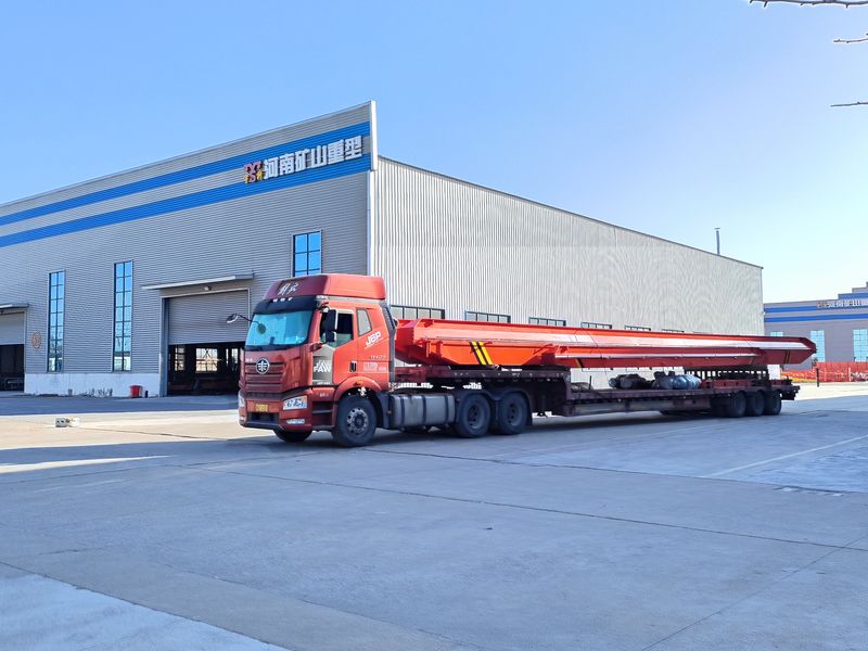 5臺電動(dòng)單梁起重機(jī)發(fā)往江蘇泰州