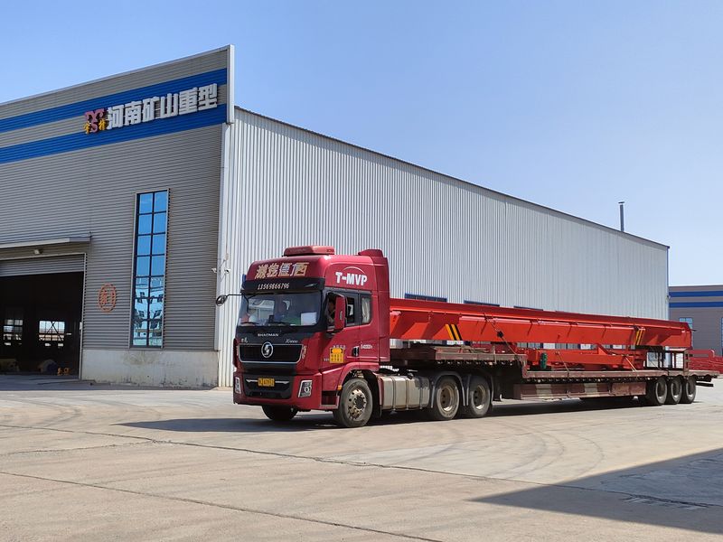 電動(dòng)葫蘆門式起重機(jī)  MHxh10t—14m 外懸3.5/1.5m 制作完成，發(fā)往青海交付客戶使用