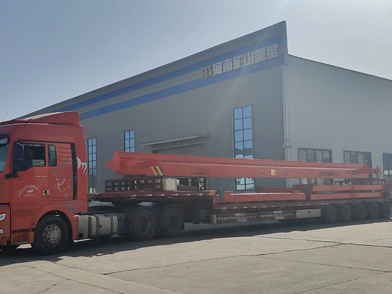 全包廂葫蘆雙梁龍門 MHS10t-27m  制作完成 裝車發(fā)出